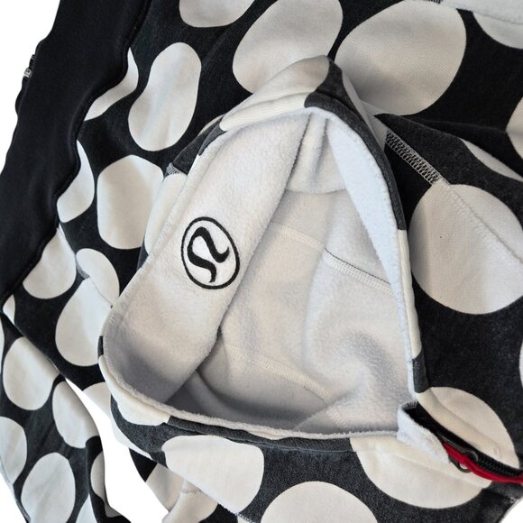 Polka Dot Lululemon Scuba Hoodie - Vintage Size 4 - Picture 3 of 7